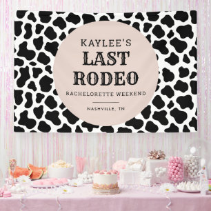 Laatste Rodeo Cowgirl Vrijgezellenfeest Weekend Fe Spandoek