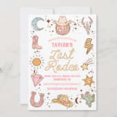 Laatste Rodeo Disco Cowgirl vrijgezellenweekend Kaart (Voorkant)