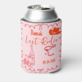 Laatste Rodeo Nashville Bachelorette Weekend Feest Blikjeskoeler (Blikje Achterkant)