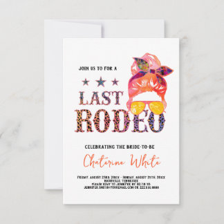 Laatste Rodeo Nashville vrijgezellenfeest RSVP Kaartje