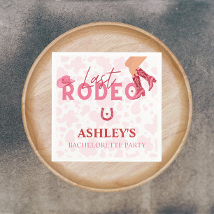 Laatste Rodeo vrijgezellenfeest Let's Go Girls Servet