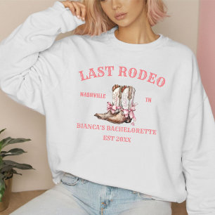Laatste Rodeo Western Coquette laarzen Bachelorett Trui