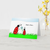 Laatste ronde van Chemo Felicitaties Kaart-Lady Bu Kaart (Gele Bloem)