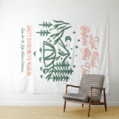 Laatste route voor het Vail vrijgezellenweekend Wandkleed (In Situ (horizontaal))