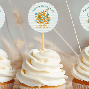 Laatste Sail voor de Veil Bachelorette Party Ronde Sticker