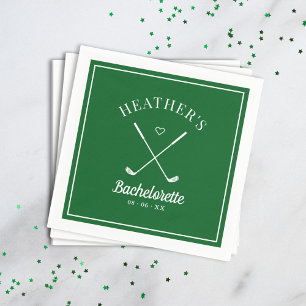 Laatste schommel Golf Bachelorette Servet