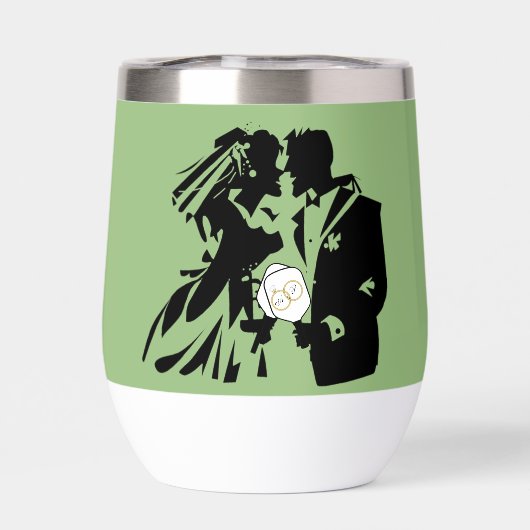 Laatste schommel Voor de Ring Bruiloft Pickleball  (Achterkant)