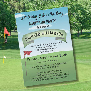 Laatste schommel voor de ring kaart