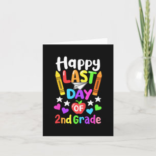 Laatste schooldag 2e klas van 2024 kinderen kaart