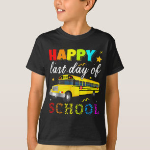 Laatste schooldag Buschauffeur Vrij Stelletje T-shirt