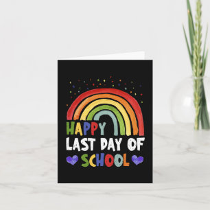 Laatste Schooldag Docent Student Afstuderen Regen Kaart
