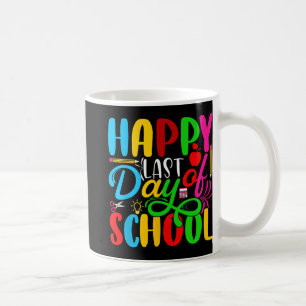 Laatste Schooldag Kinderen Leraar Student Afstuder Koffiemok