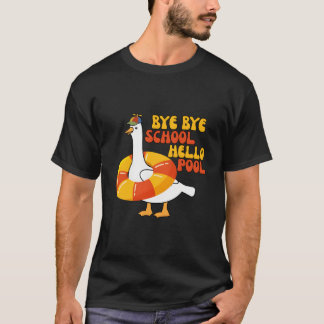 Laatste Schooldag Leraar Leerling Tot ziens School T-shirt