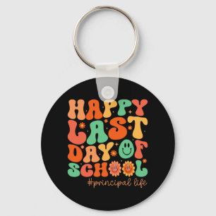Laatste Schooldag Rectorsleven Zomer Vakantie Sleutelhanger