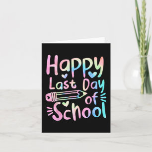 Laatste Schooldag Studenten Vrouwen Grappig Zomer Kaart