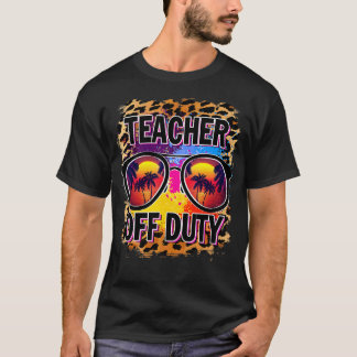 Laatste schooldag voor leraar van dienst Leopard P T-shirt