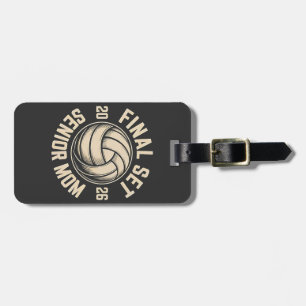 Laatste set Senior Mom 2026 Afstuderen Volleybal Bagagelabel