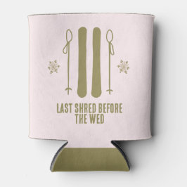 Laatste Shred Winter Ski Bachelorette Party Blikjeskoeler