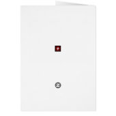 Laatste sneeuw op een lente Boerderij  Blank (Achterkant)