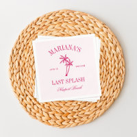 Laatste Splash Beach Palms Heet Roze Bachelorette