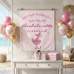Laatste Splash Zeemeermin Bachelorette Weekend Wandkleed