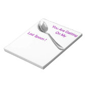 Laatste Spoon Notitieblok (Gedraaid)