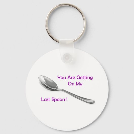 Laatste Spoon Sleutelhanger (Voorkant)
