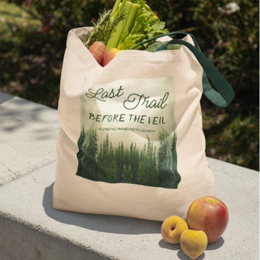 Laatste spoor voor de Veil Bachelorette Tote Bag