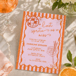 Laatste Spritz als ongetrouwde juffrouw, Bruidsfee Kaart