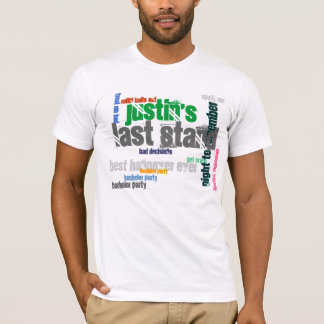 Laatste stand van de bachelor t-shirt
