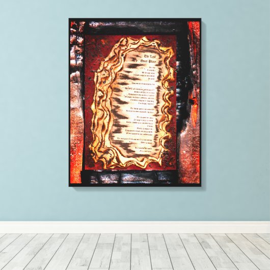 Laatste stille plaats canvas afdruk (Insitu (Houten vloer))