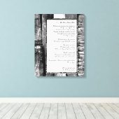 Laatste stille plaats canvas afdruk (Insitu (Houten vloer))