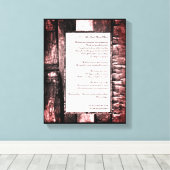 Laatste stille plaats canvas afdruk (Insitu (Houten vloer))