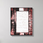 Laatste stille plaats canvas afdruk (Voorkant)