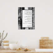 Laatste stille plaats poster (Keuken)