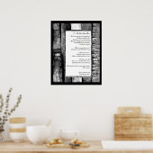 Laatste stille plaats poster (Keuken)