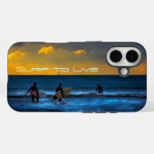Laatste Surf van de dag Case-Mate iPhone Case (Achterkant (horizontaal))