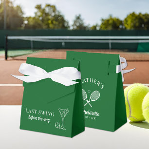 Laatste Swing Tennis Bachelorette Bedankdoosjes