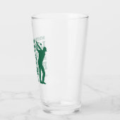 Laatste Swing Voor de Ring Bachelor Shotglas Glas (Links)