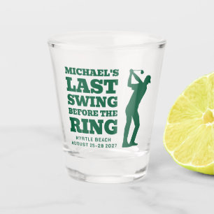 Laatste Swing Voor de Ring Bachelor Shotglas Shot Glas