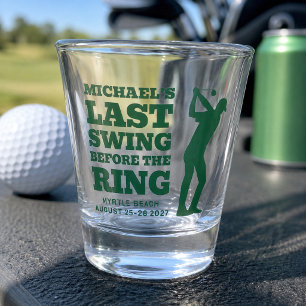 Laatste Swing Voor de Ring Bachelor Shotglas Shot Glas