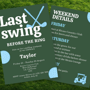 Laatste swing voor de Ring Golf Bachelor Kaart