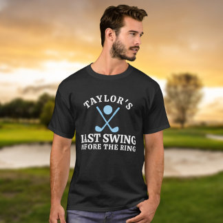 Laatste swing voor de Ring Golf Bachelor T-shirt