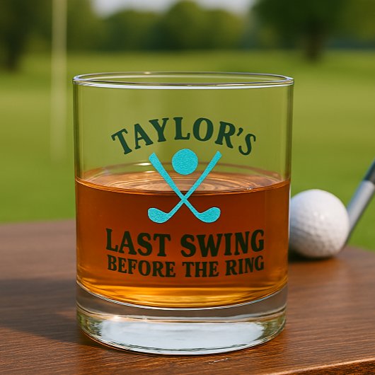 Laatste swing voor de Ring Golf Bachelor Whisky Glas