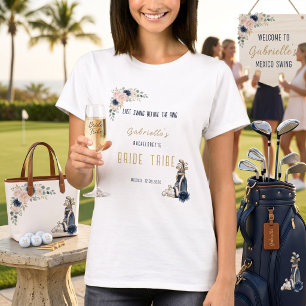 Laatste Swing Voor de Ring Golf Bachelorette Bruid T-shirt