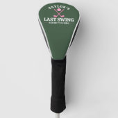 Laatste Swing Voor De Ring Golf Bachelorette Golfheadcover (Voorkant)