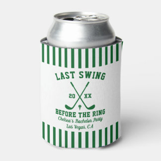 Laatste Swing Voor De Ring Golf Verlovingsfeest Blikjeskoeler