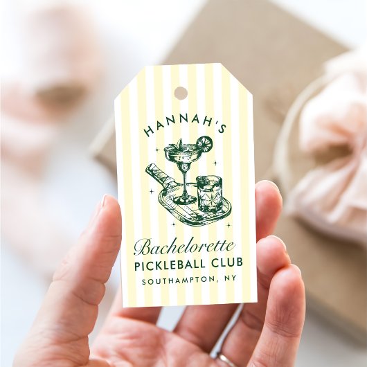Laatste Swing Voor De Ring Pickleball Bachelorette Cadeaulabel