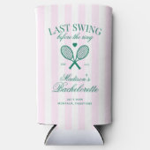 Laatste swing voor de ring Retro Tennis Bach (Voorkant)