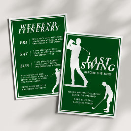 Laatste swing voor het Ring Golf Bachelor Weekend Kaart